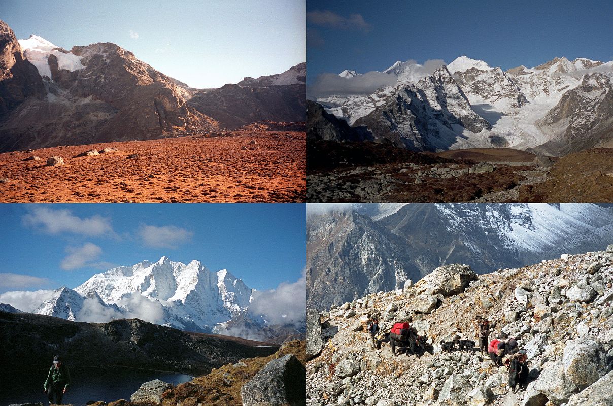 15 2 Trail To Langma La, Lhotse And Everest, Makalu And Chomolonzo, Yaks Near Langma La